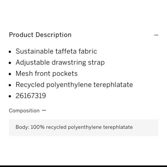 Pink | Drawstring Backpack/Bag - Picture 4 of 4